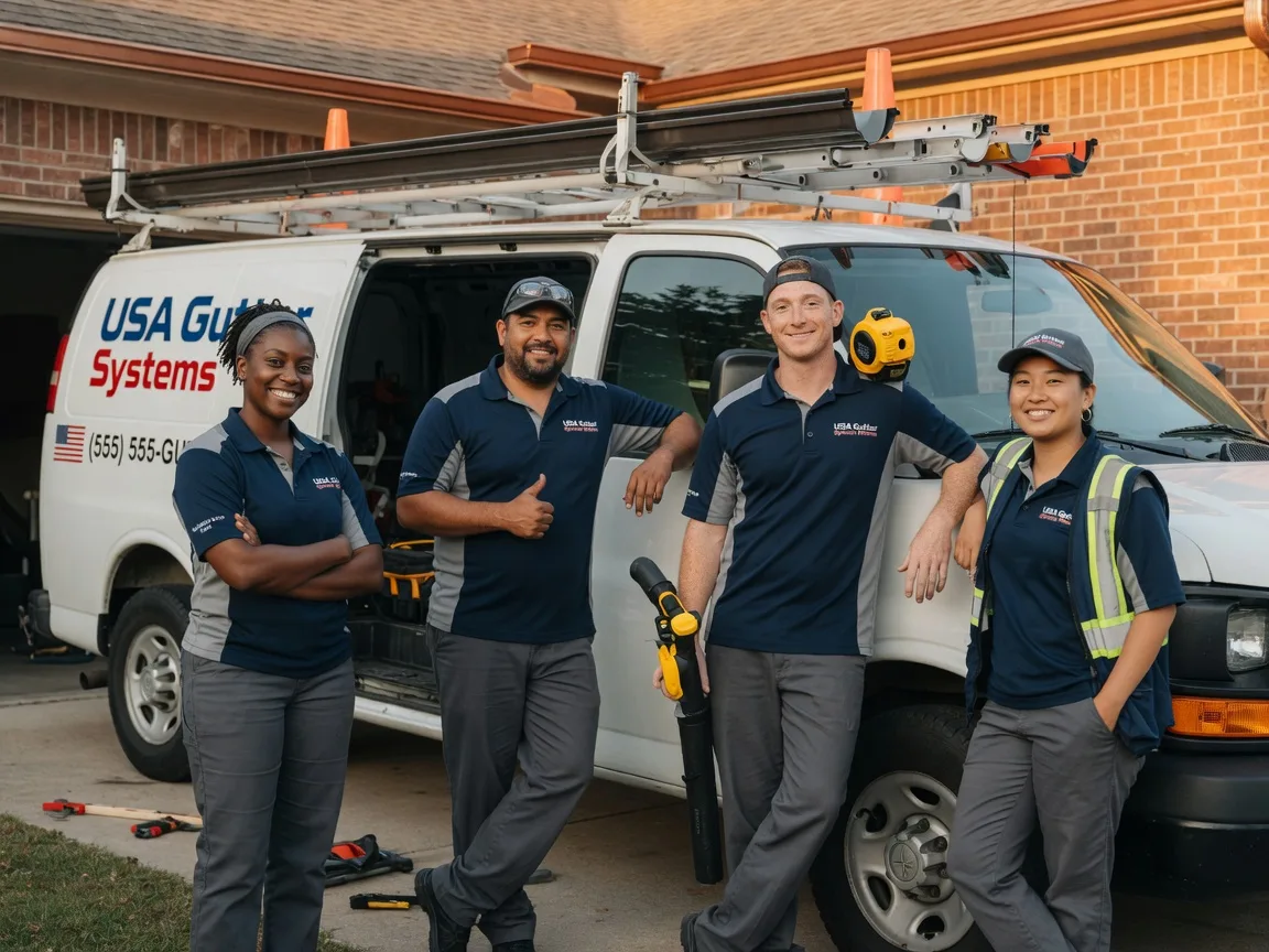 Gutter Installation company in Broaddus, TX